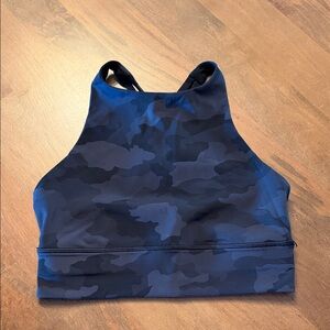 Black Camouflage Sports Bra